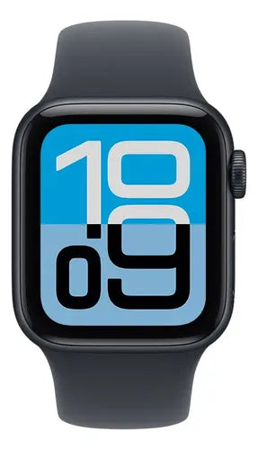 Apple Watch SE 3 GPS • Caja de aluminio color medianoche de 40 mm • Correa deportiva color medianoche - S/M - Distribuidor Autorizado