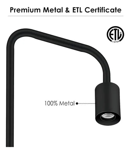 Lámpara de Pie Columna Mundi Luz Modelo Pie Polo Negro Minimalista E27