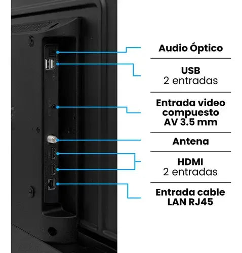 Televisor 32 Pulgadas Smart Google Tv Challenger