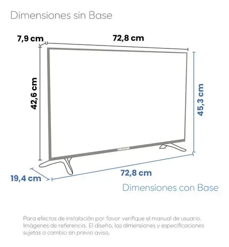 Televisor 32 Pulgadas Smart Google Tv Challenger
